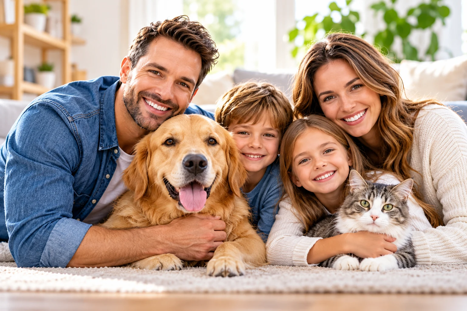Sig.ra mit Hund und Katze – Assicurazione sanitaria per animali für die ganze Familie